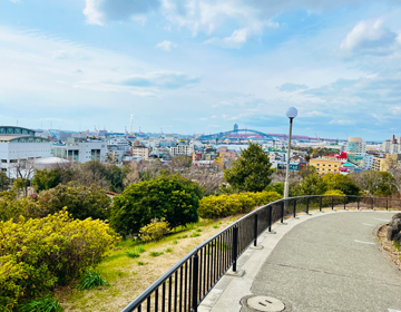 謎解きメトロ旅2021「高台からの大阪の街並み」の写真