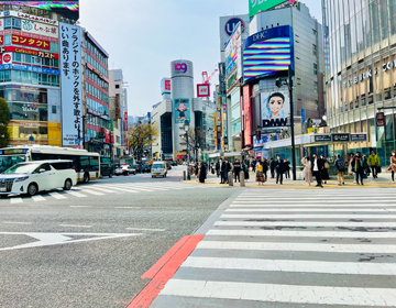 渋谷ゴミ謎「渋谷スクランブル交差点と109」の写真