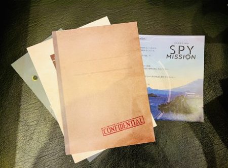 江ノ島スパイミッション「シンプルな謎解きキット」の写真
