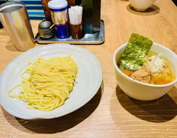 東京駅脱出「東京ラーメン横丁風雲児のつけ麺」の写真