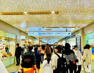 東京駅脱出「八重洲地下街の混雑」の写真