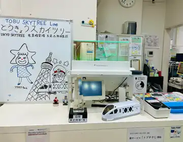 トレインコード「東京スカイツリー駅の改札窓口」の写真