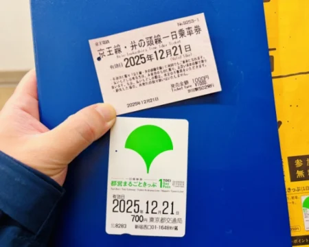 鉄道探偵2つの発車ベル「一日乗車券」の写真