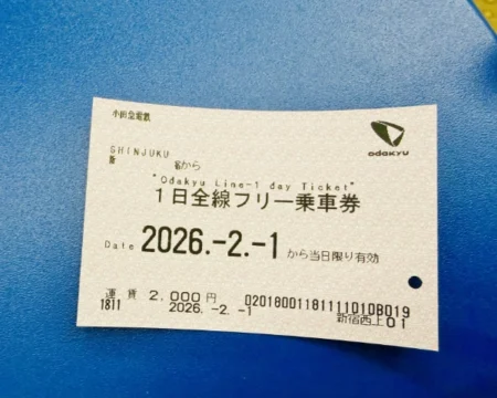 謎街トレイン2026「小田急一日乗車券」の写真
